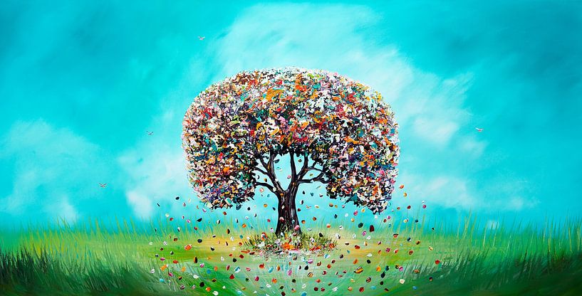 Baum des Lebens von Gena Theheartofart