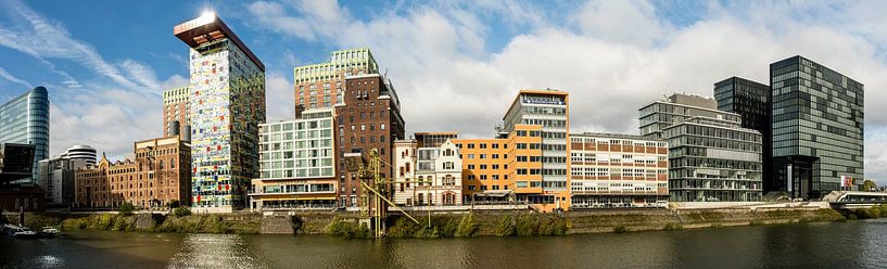 Panorama Düsseldorf Media Harbour by Dieter Walther