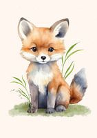 Süße Füchse für Kinderzimmer