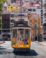 Tramways colorés à Lisbonne