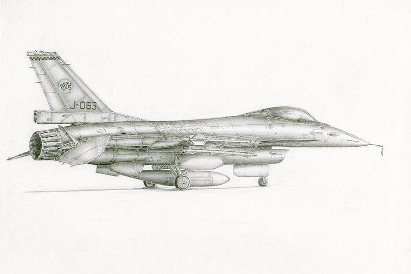 F-16-Kampffalke von Frank Vos