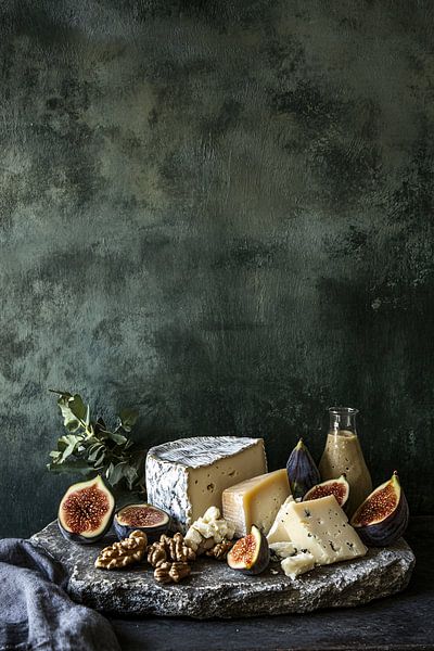 Luxuriöse Käseplatte mit Feigen von Imperial Art House