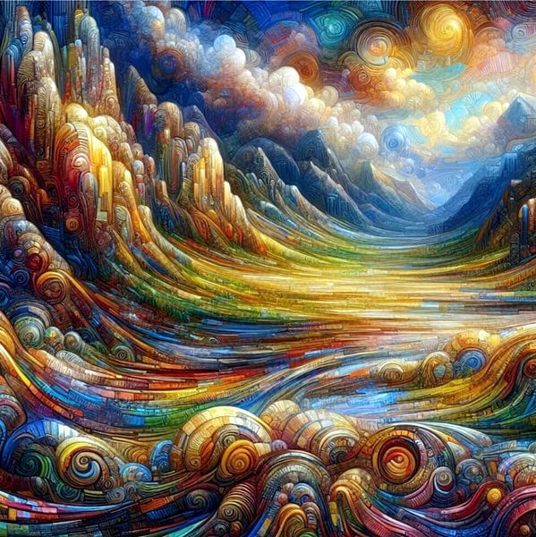 Le grand rift de l'Afrique 2 par Yvonne van Huizen