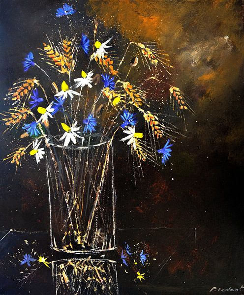 Blumen auf dem Feld von pol ledent