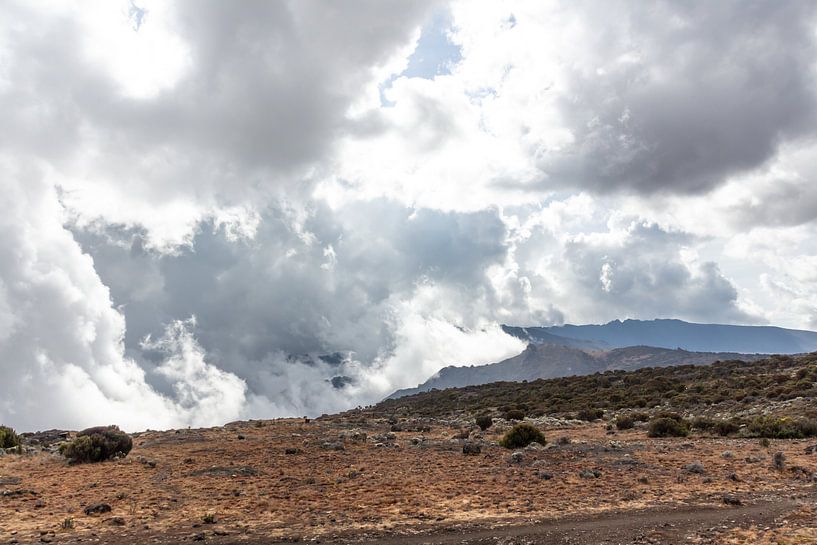 Au niveau des nuages en Tanzanie par Mickéle Godderis