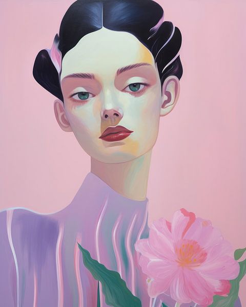 Hübsch in Rosa und Lila von Carla Van Iersel