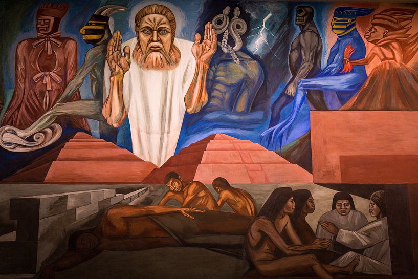 L'épopée de la civilisation américaine, José Clemente Orozco, 1932-34 par Atelier Liesjes