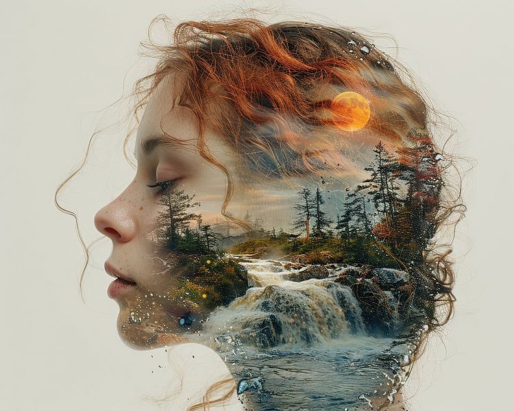 Frau von Wunderbare Kunst