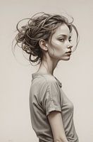 junges wildes Mädchen