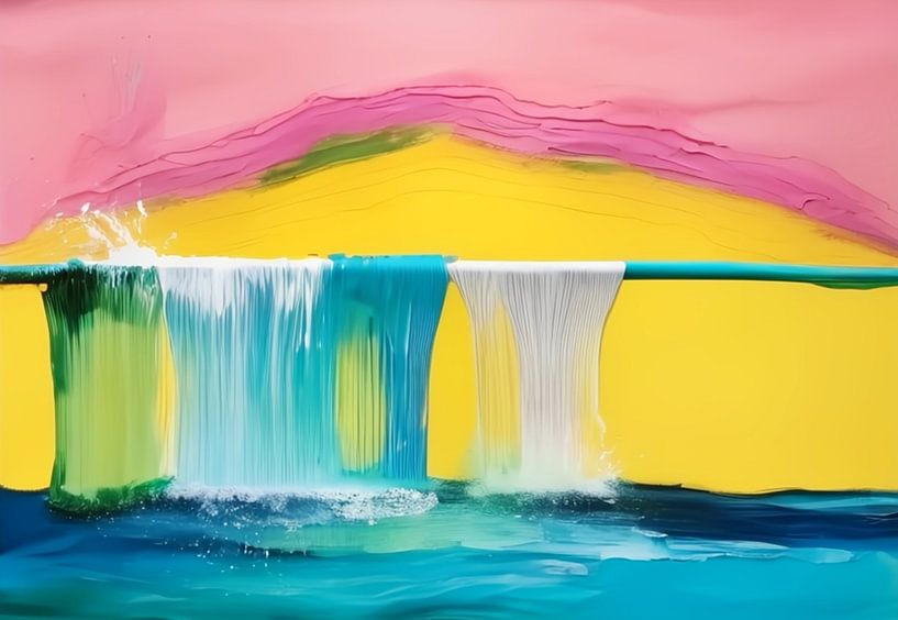 Abstrakt Water Fall - Dream J52 von Team W 32 Gallery