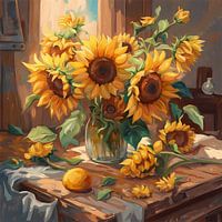 La vie quotidienne avec les tournesols