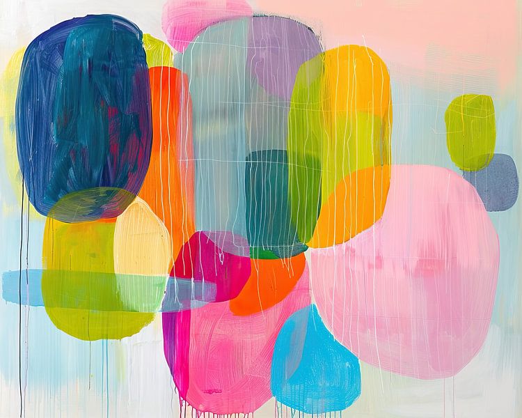 Œuvre d'art moderne abstraite par Zen et Plus