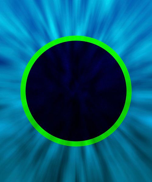 Pop art moon by Mad Dog Art