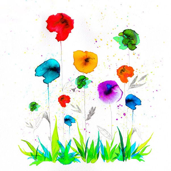 Flower party by keanne van de Kreeke