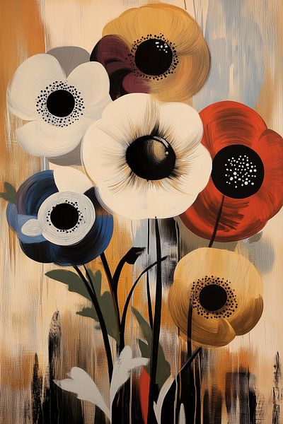 Fleurs abstraites par Imagine