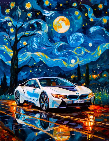 BMW i8 Starry Night by MIROKKU