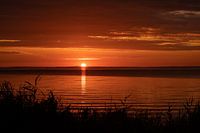 Summer sunset Vadstena - Lake Vattern - Sweden