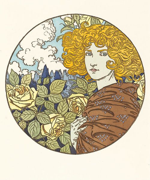 Jalousie (Jealousy) von Eugène Grasset von Peter Balan