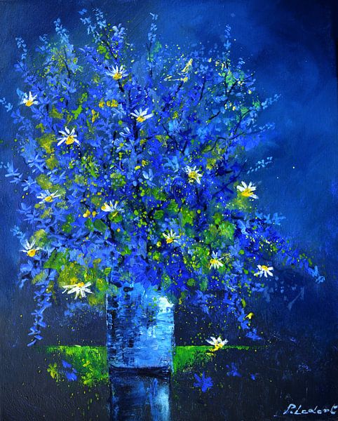 Blue still life par pol ledent