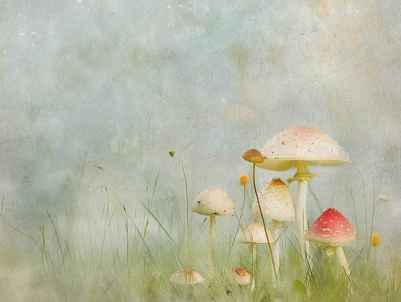 Mushroom meadow by Heike Hultsch