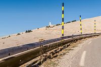 The road to the summit of Mont Ventoux
