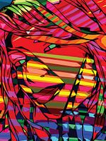 Une femme haute en couleur