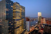 Zicht op de ' De Rotterdam' 