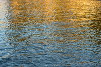 Water surface at sunrise on the Mediterranean Sea