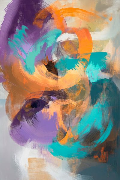 Mélodie colorée d'émotions par Poster Art Shop