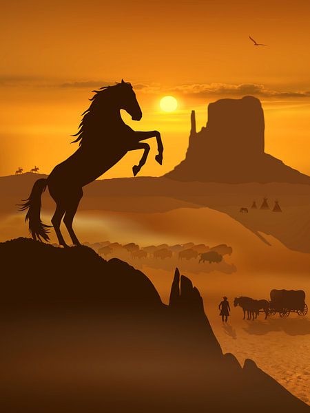 Freedom for the Mustang by Monika Jüngling