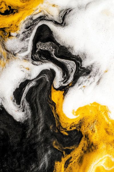 Abstracte alchemie - Effervesce II van Philippe HUGONNARD