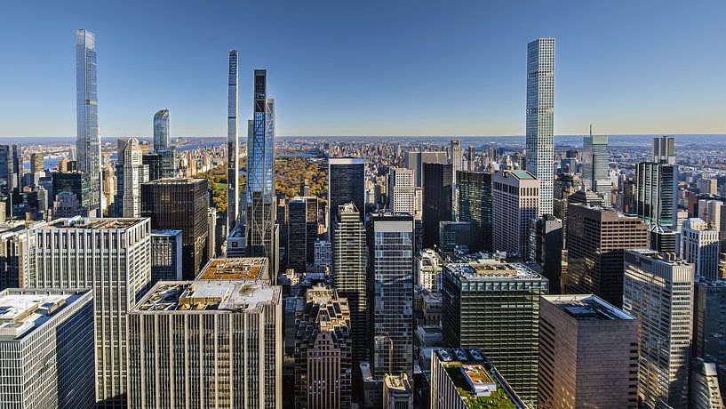Vue de New York depuis le Rockefeller Center par Kurt Krause