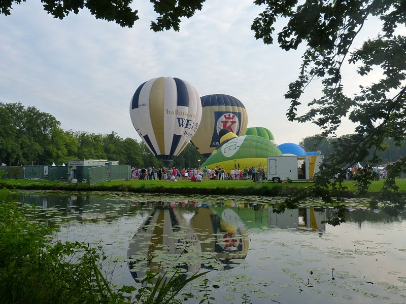 Ballonfiesta in Barneveld of the netherlands by Veluws