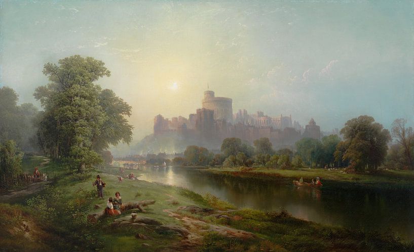 View of Windsor Castle, Edward Moran by Masterful Masters
