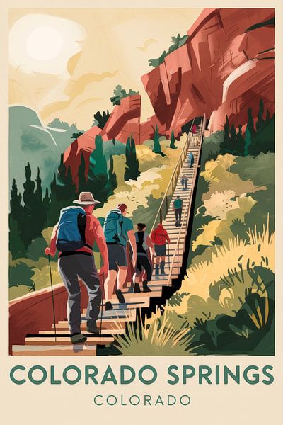 Colorado Springs, Colorado von Poster Art Shop