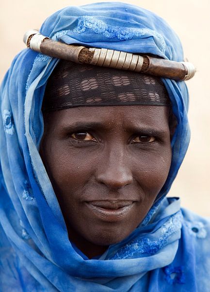 Borena Woman, Ethiopie by Gerard Burgstede