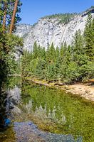 Reflectie in Yosemite National Park