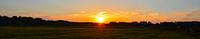 Panorama zonsondergang