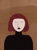 Frau mit roten Haaren