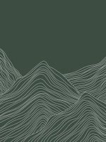 Montagnes en lignes fines