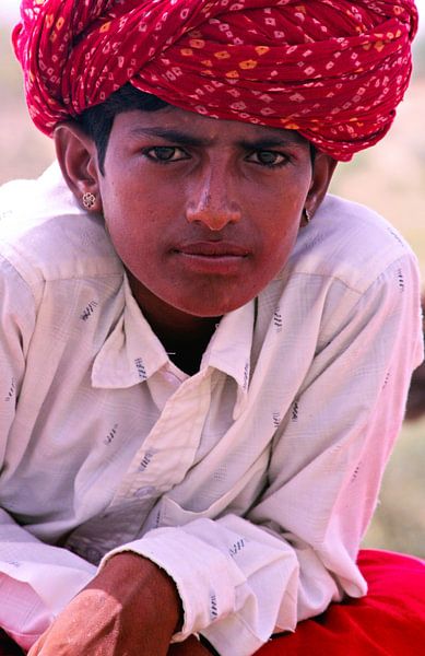 Garçon de chameau par Gert-Jan Siesling