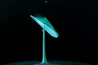 Vallende/boysende verfdruppel