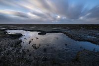 Der Emmapolderdijk oberhalb von Groningen