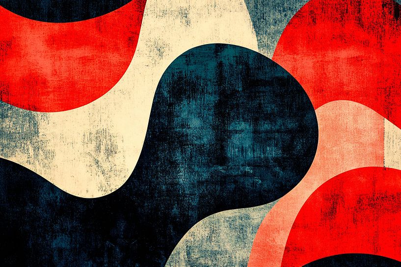 Abstract geometric pattern artwork by Art & Soul Creations