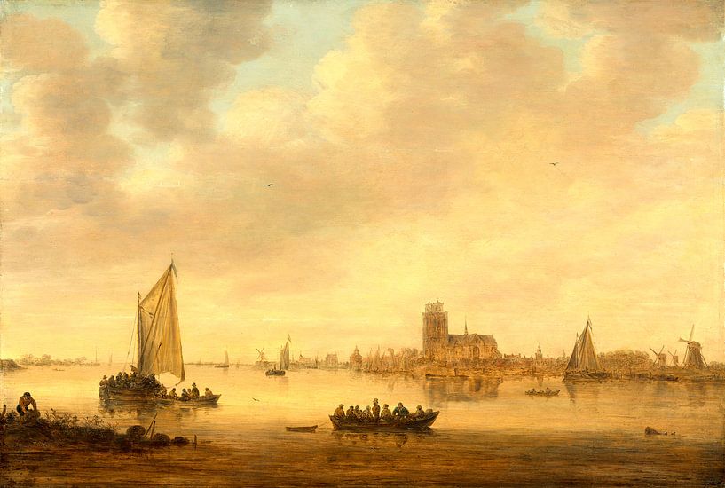 View of Dordrecht from the Dordtse Kil, Jan van Goyen by Liszt Collection