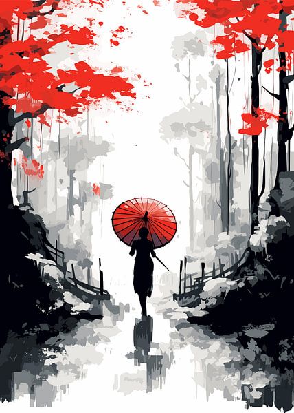 Peinture japonaise Ukiyo par Mason Scott