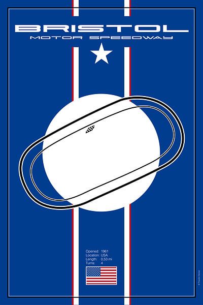 Bristol Motor Speedway by Theodor Decker