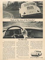 Vintage Werbung 1965 PORSCHE!