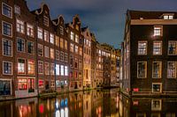 Amsterdamer Gracht bei Nacht