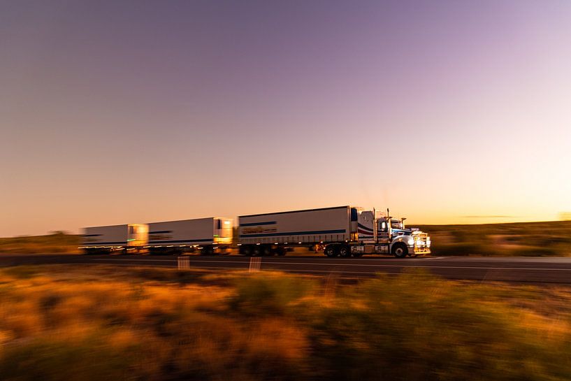 Road Train, Australie par Jan Schuler